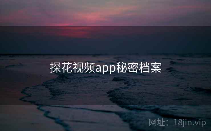 探花视频app秘密档案